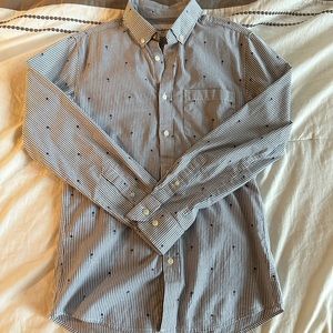 Goodfellow Long-sleeve Slim Button-Up